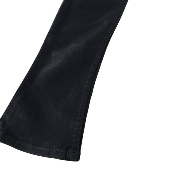 True Religion Stella Black Sparkle Low Rise Skinny Waist W 26 L 32 Western Goth - Picture 5 of 11